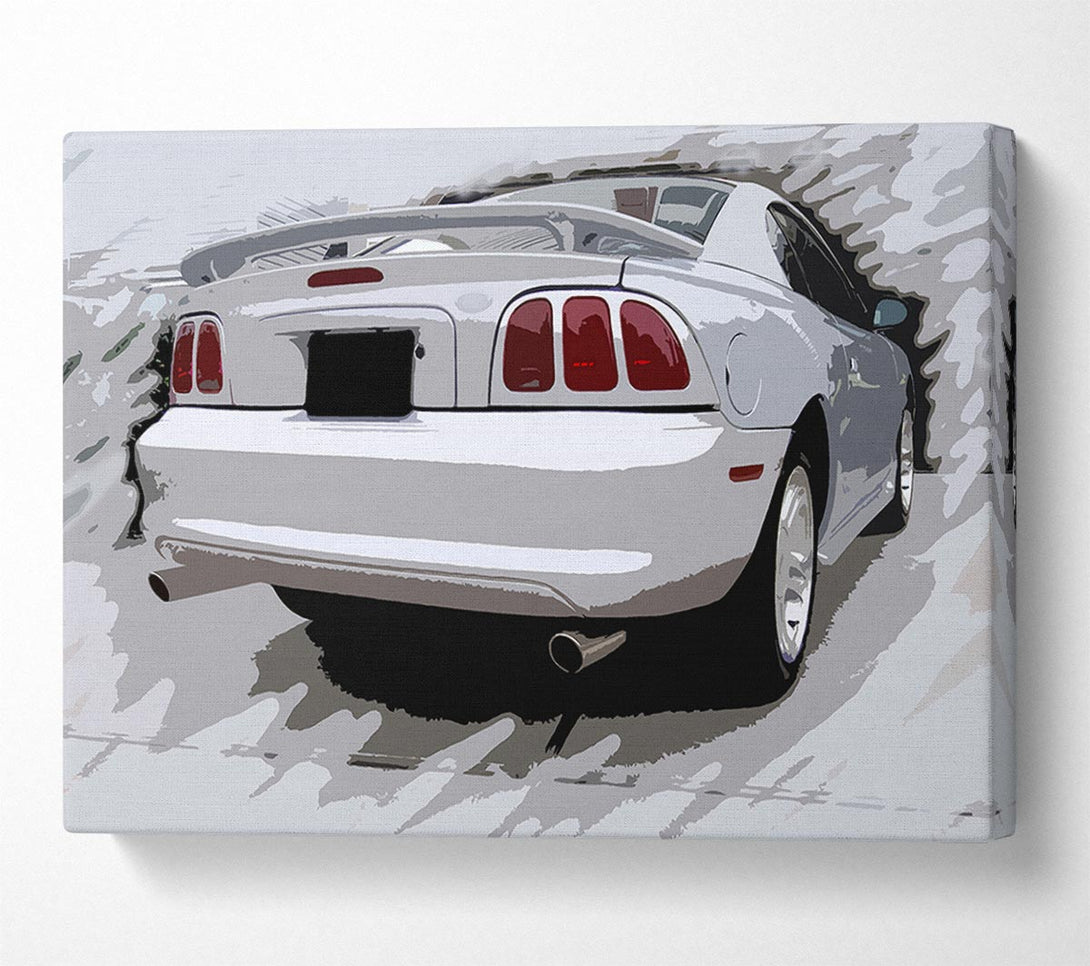  A Canvas Print of Retro Rear Canvas Wall Art