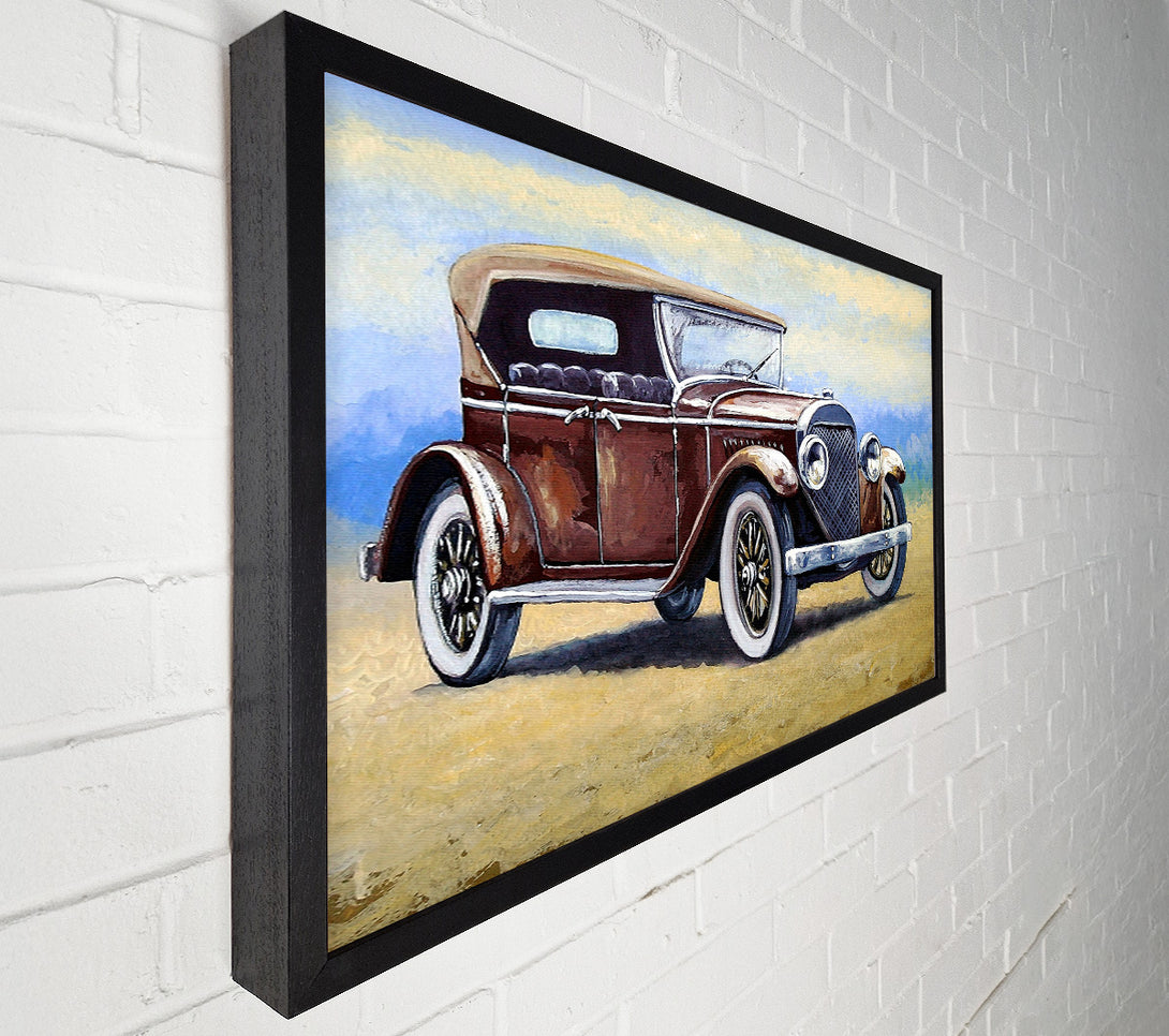  A Canvas Print of British Vintage Beauty Canvas Print