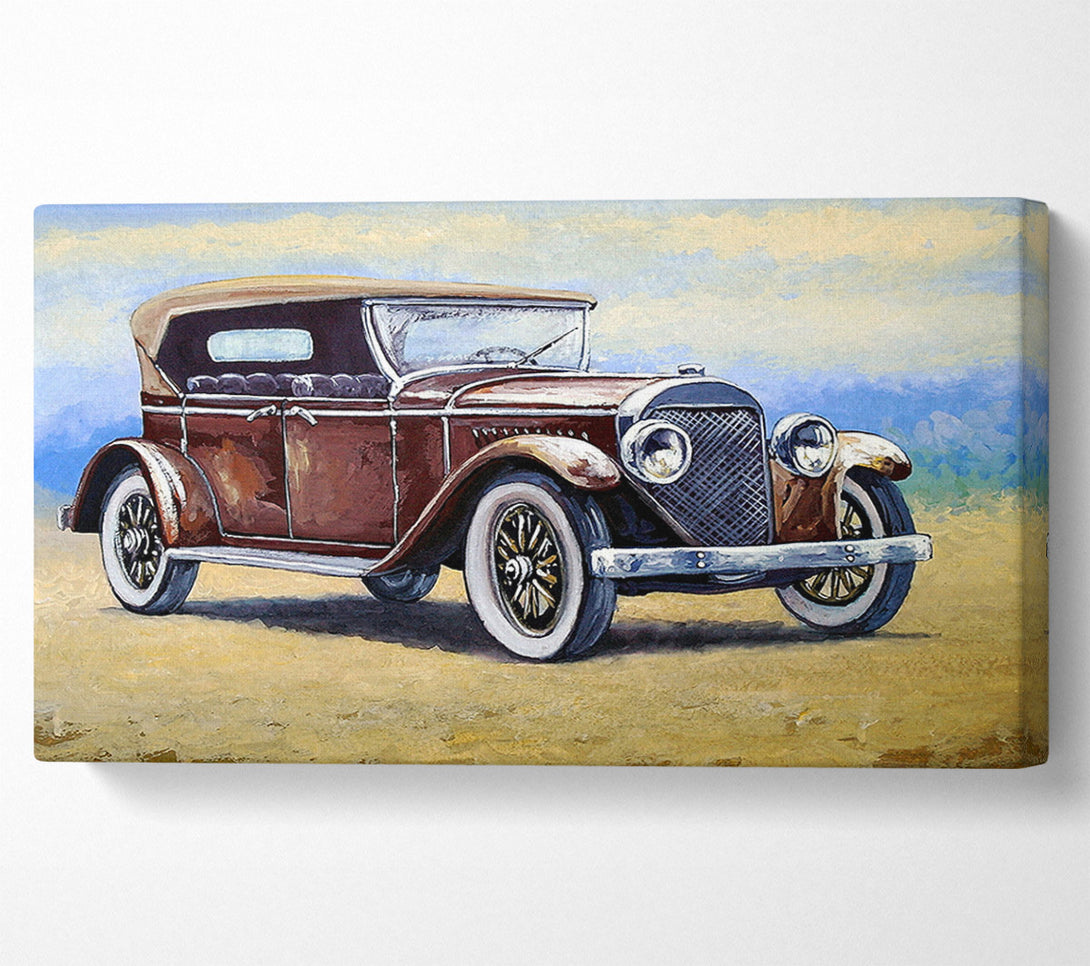  A Canvas Print of British Vintage Beauty Canvas Print