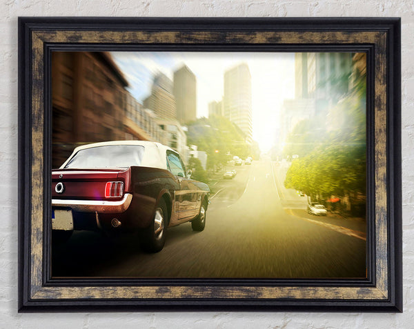 Mustang 16 Framed Print