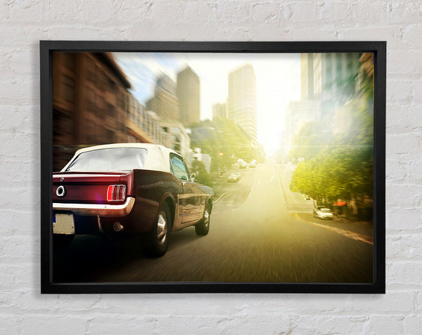 Mustang 16 Framed Print