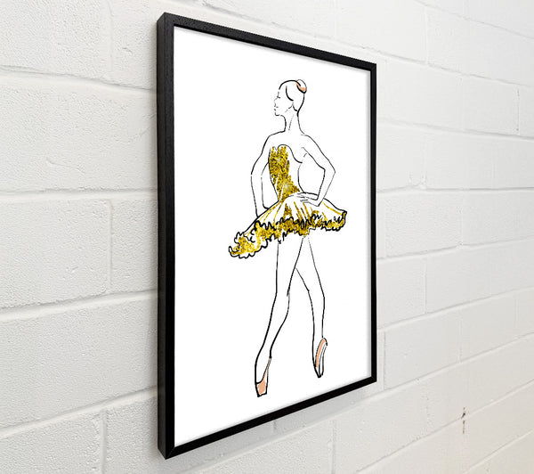 Golden Pink Ballerina 1