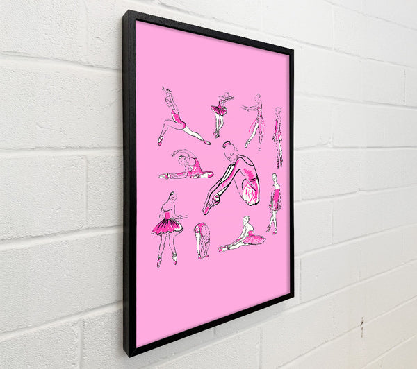Pink White Ballerina 1