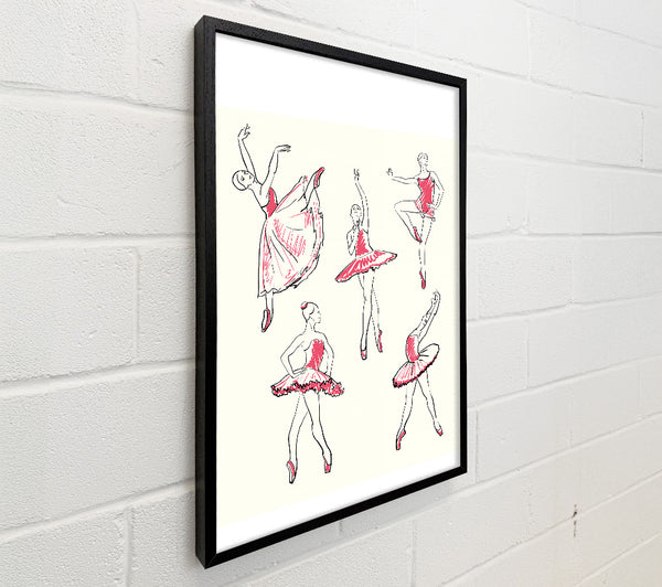 Pink White Ballerina 5