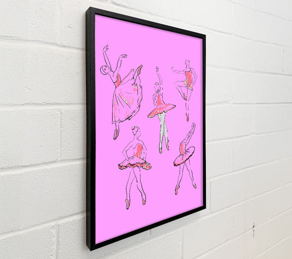 Pink White Ballerina 2