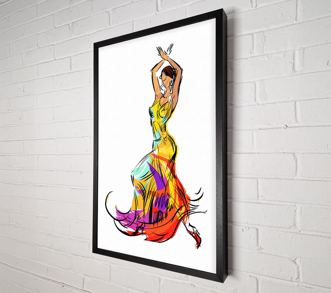  A Canvas Print of Flamenco 13 Canvas Art