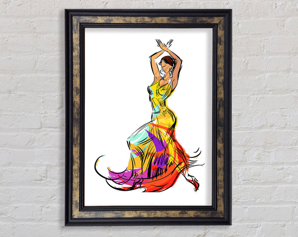 Flamenco 13 Framed Print