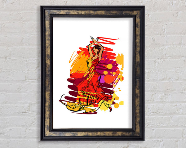 Flamenco 14 Framed Print