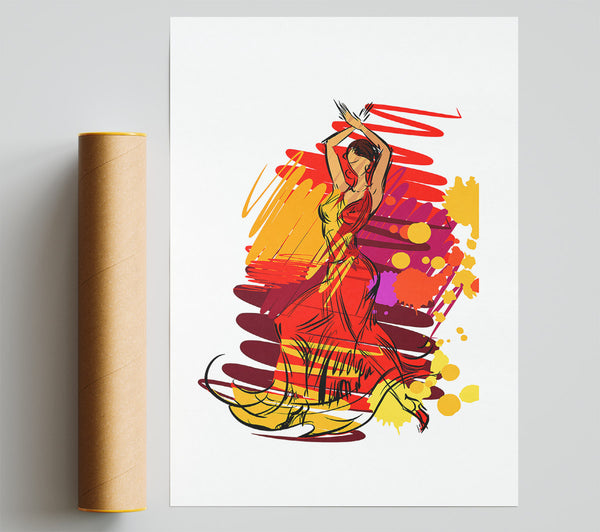 Flamenco 14 Giclee Print