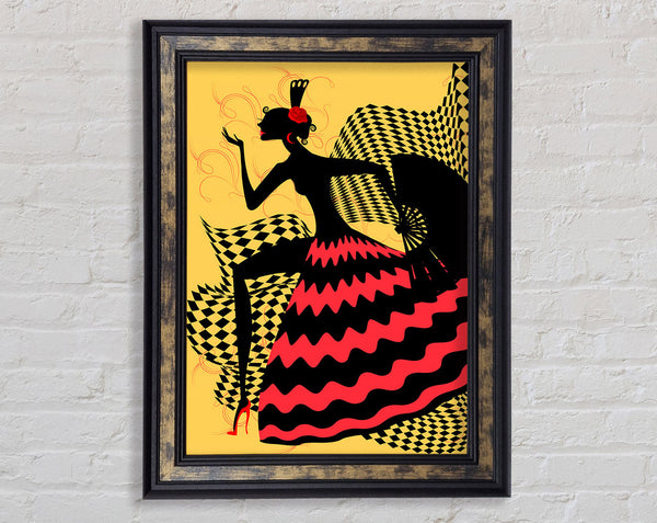 Flamenco 9 Framed Print