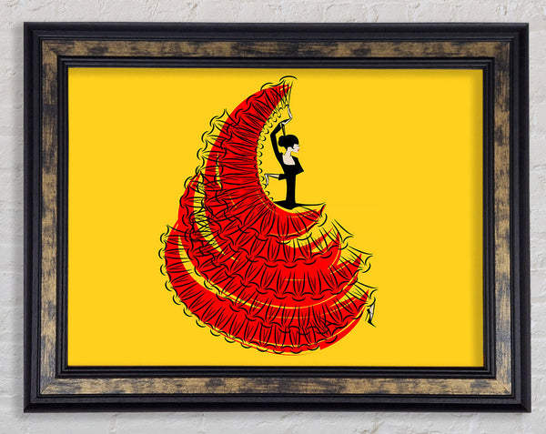 Flamenco 10 Framed Print