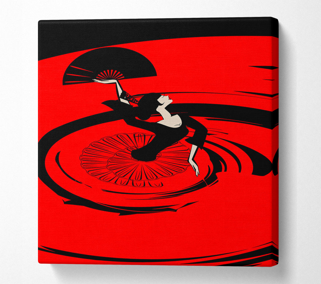  A Canvas Print of Flamenco 11 Canvas Print