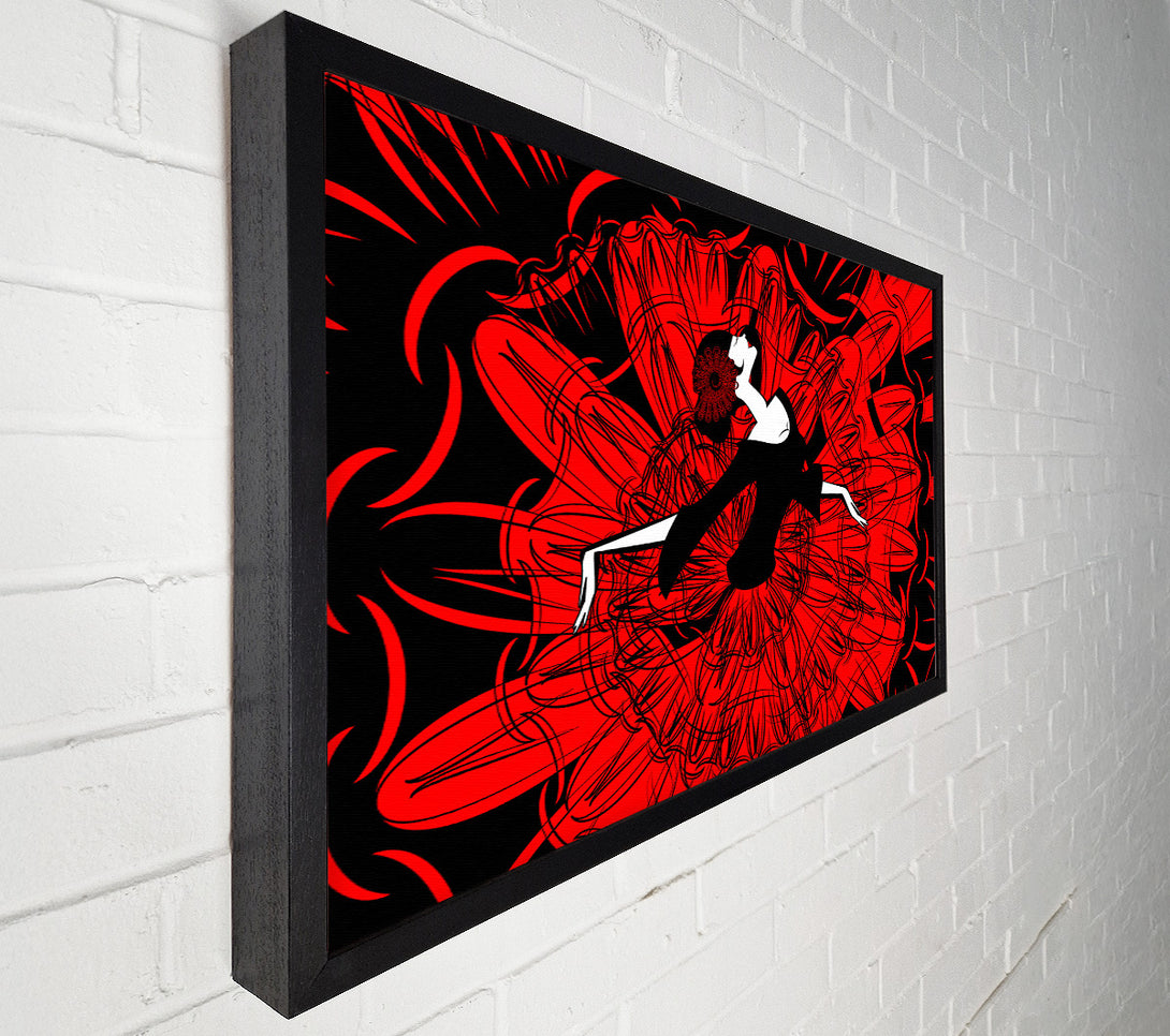  A Canvas Print of Flamenco 2 Canvas Wall Art