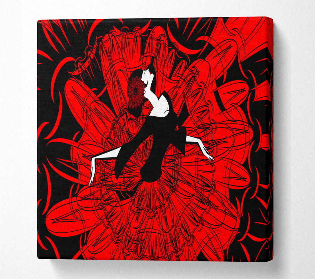  A Canvas Print of Flamenco 2 Canvas Wall Art
