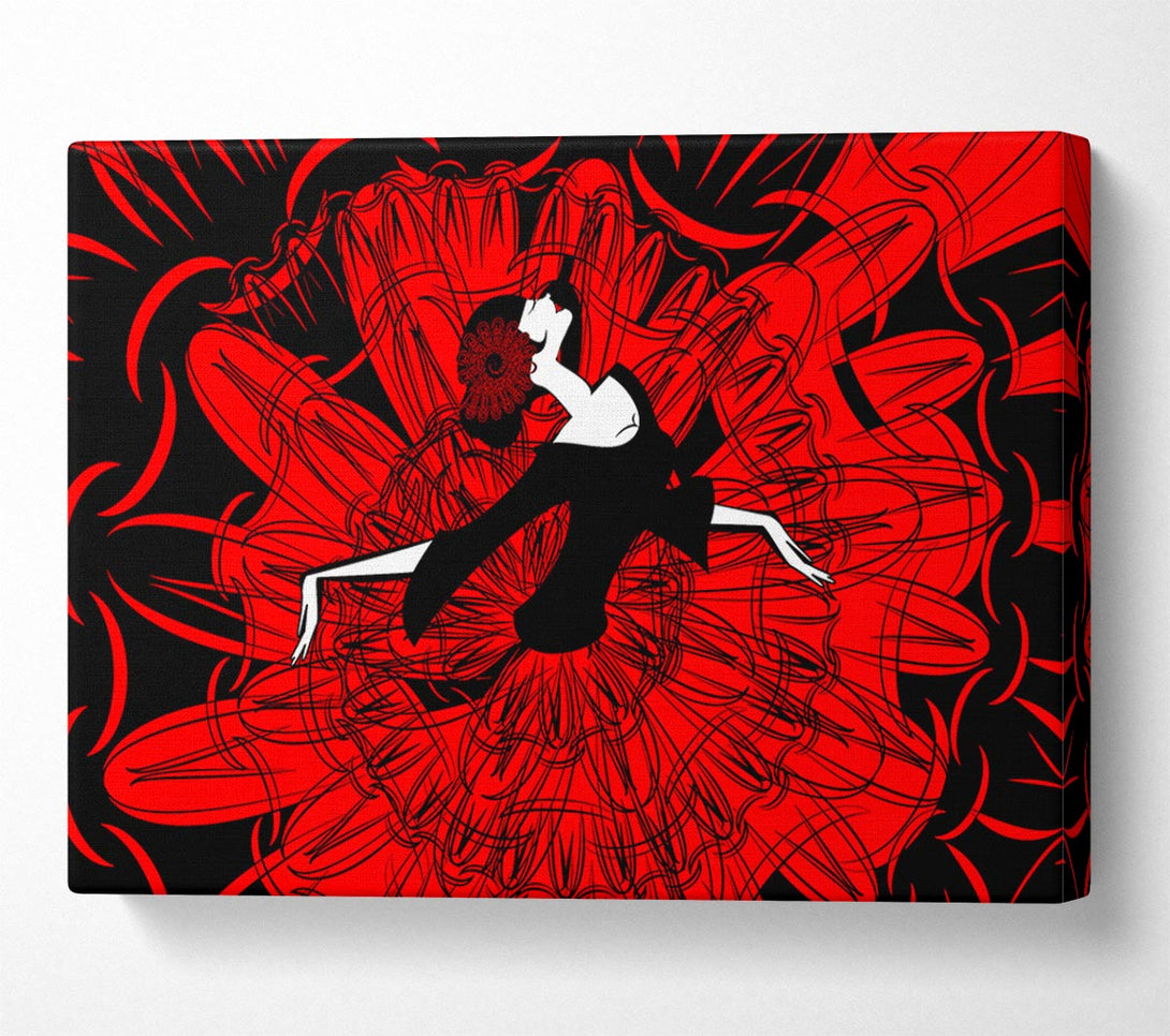  A Canvas Print of Flamenco 2 Canvas Wall Art