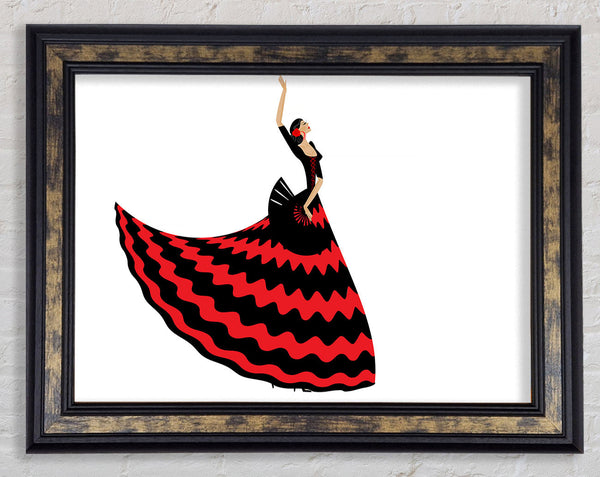 Flamenco 4 Framed Print
