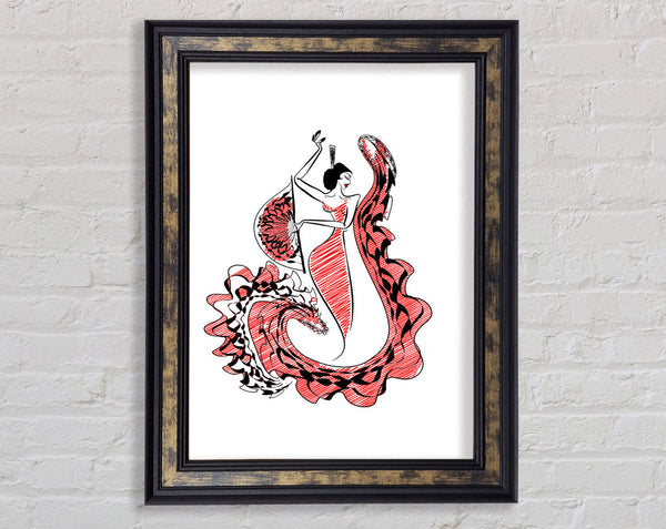 Flamenco 7 Framed Print