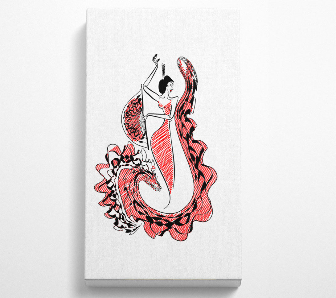  A Canvas Print of Flamenco 7 Canvas Art