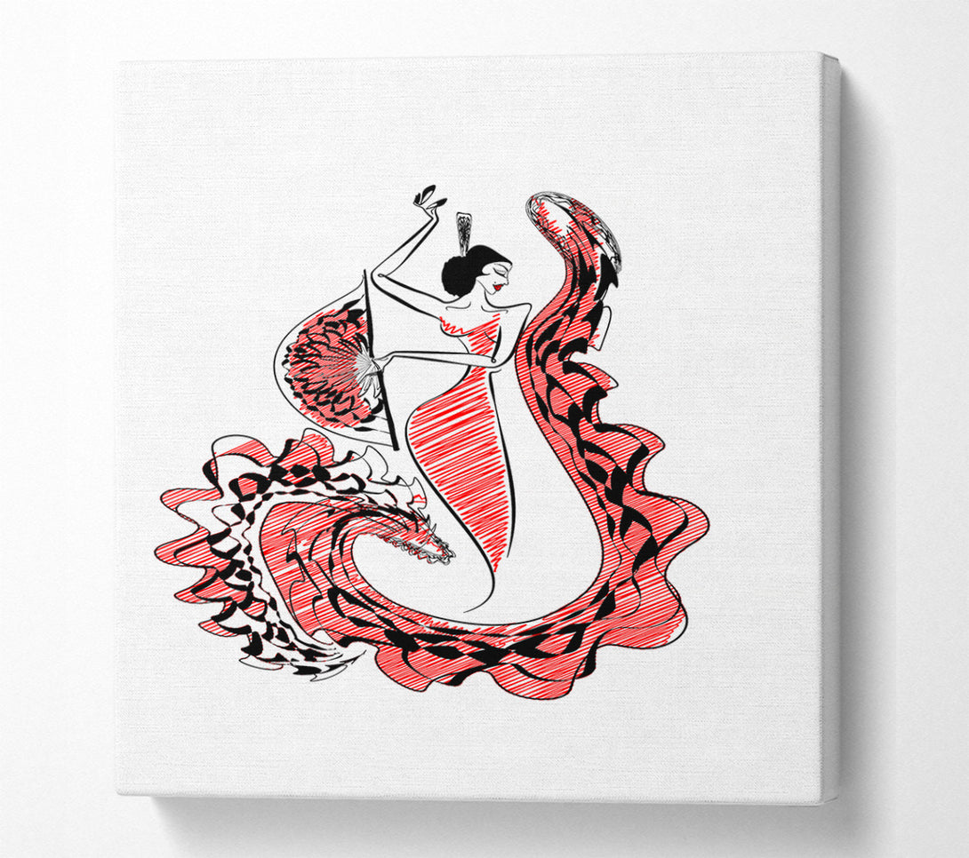  A Canvas Print of Flamenco 7 Canvas Art