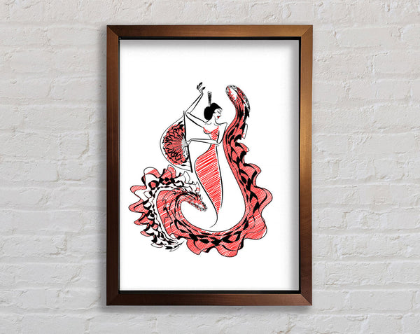 Flamenco 7 Framed Print