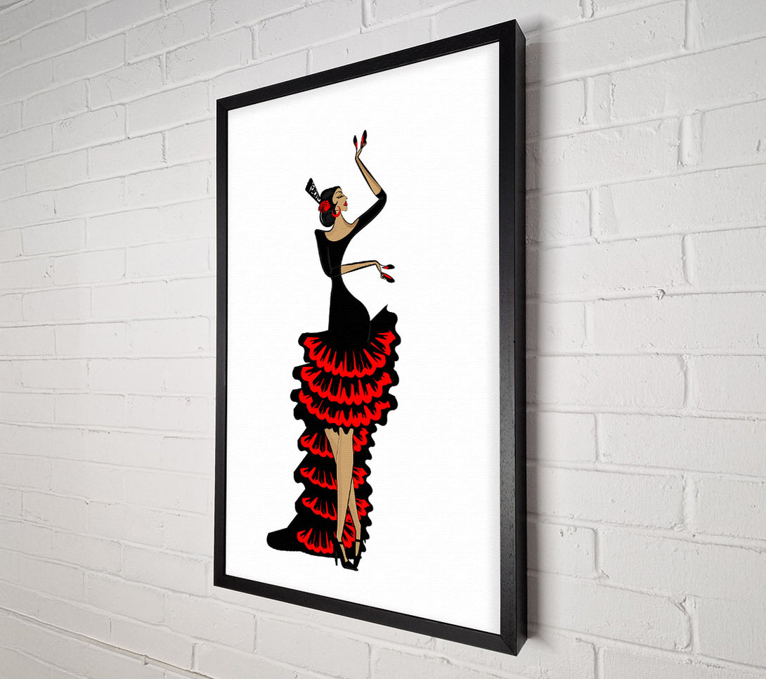  A Canvas Print of Flamenco 6 Canvas Wall Art