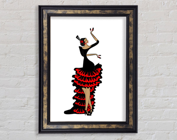 Flamenco 6 Framed Print