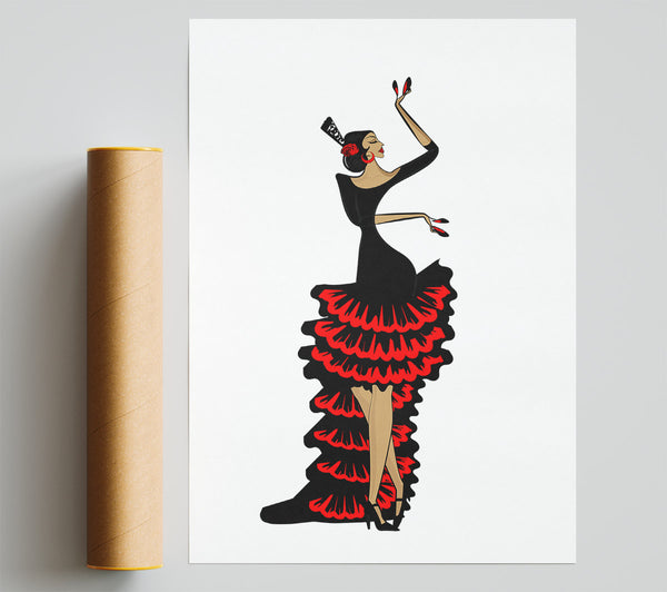 Flamenco 6 Print