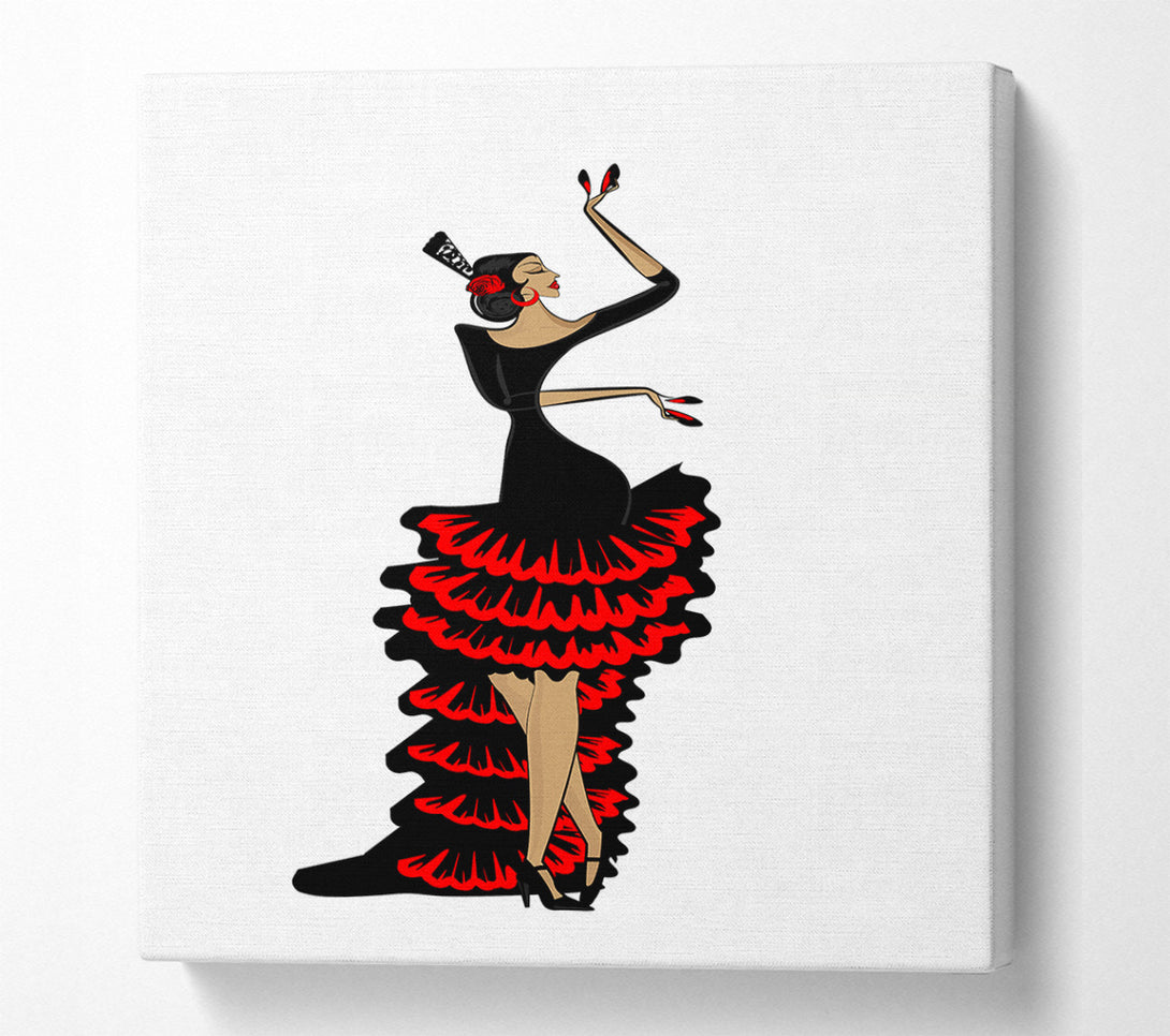  A Canvas Print of Flamenco 6 Canvas Wall Art