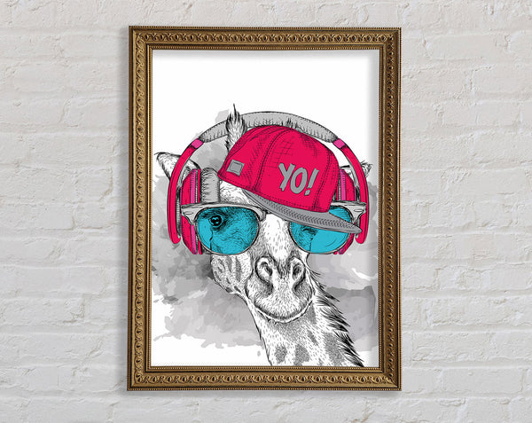 Gordon The GiraffeA Framed Print