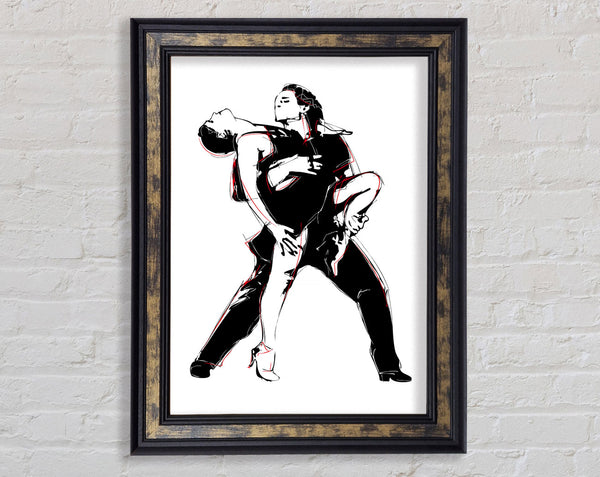 Contemporary Movement 21 Framed Print