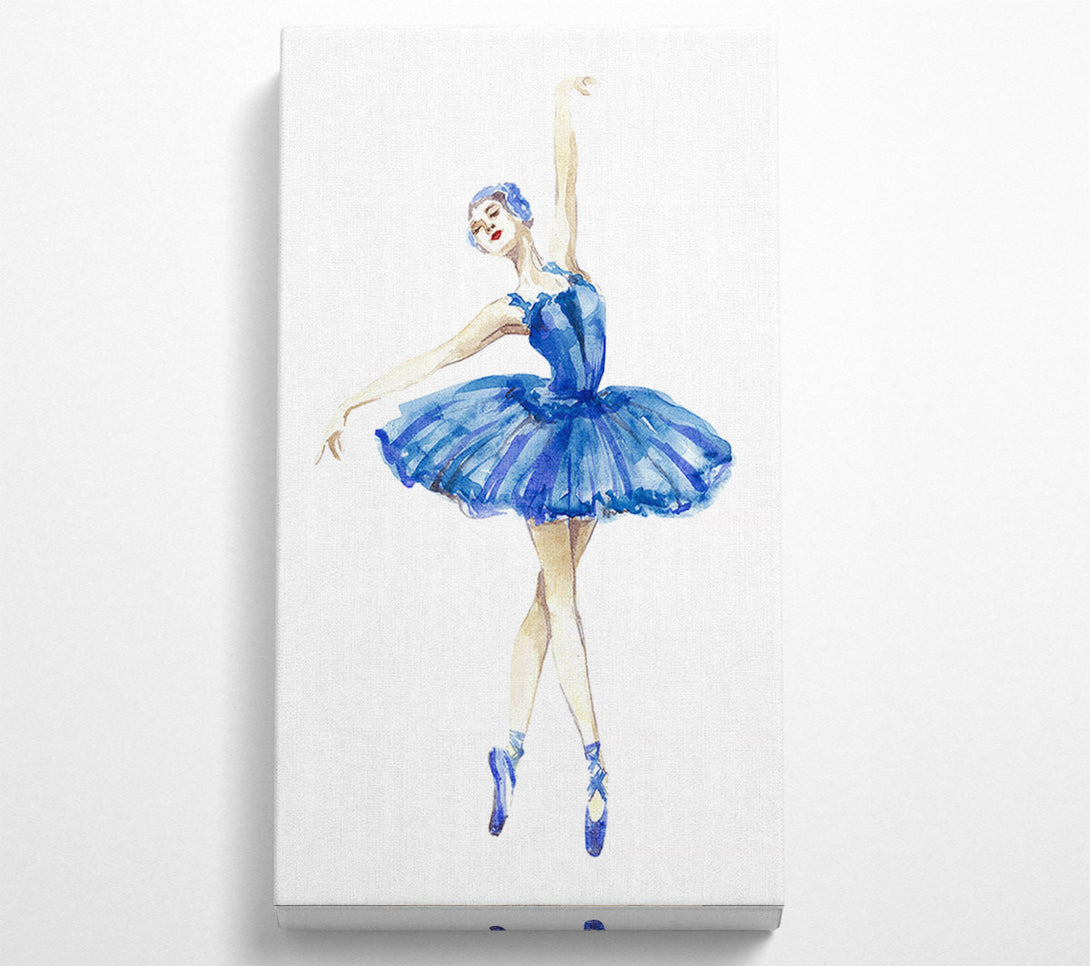  A Canvas Print of Blue Ballerina 4 Canvas Art