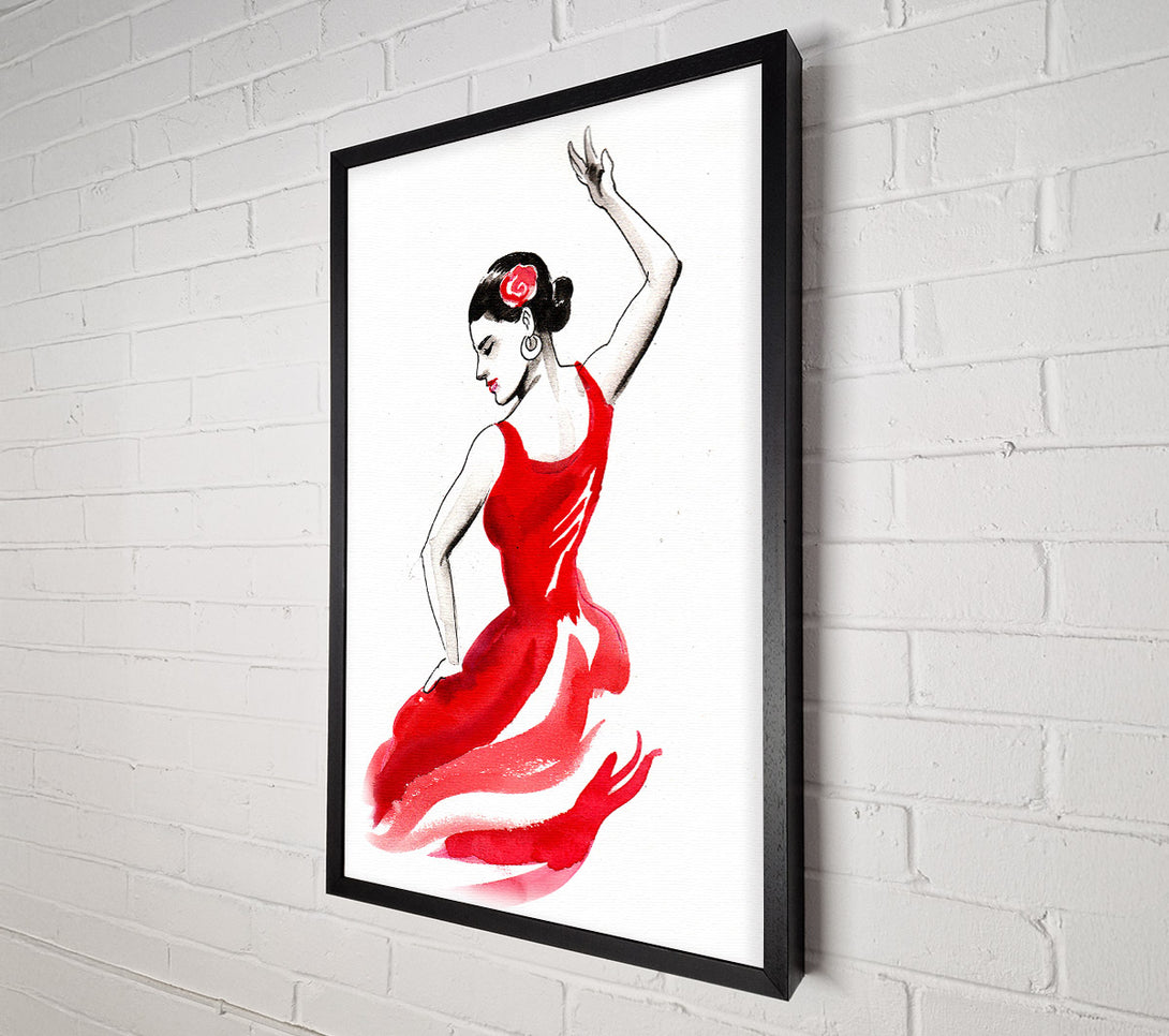  A Canvas Print of Flamenco 17 Canvas Art