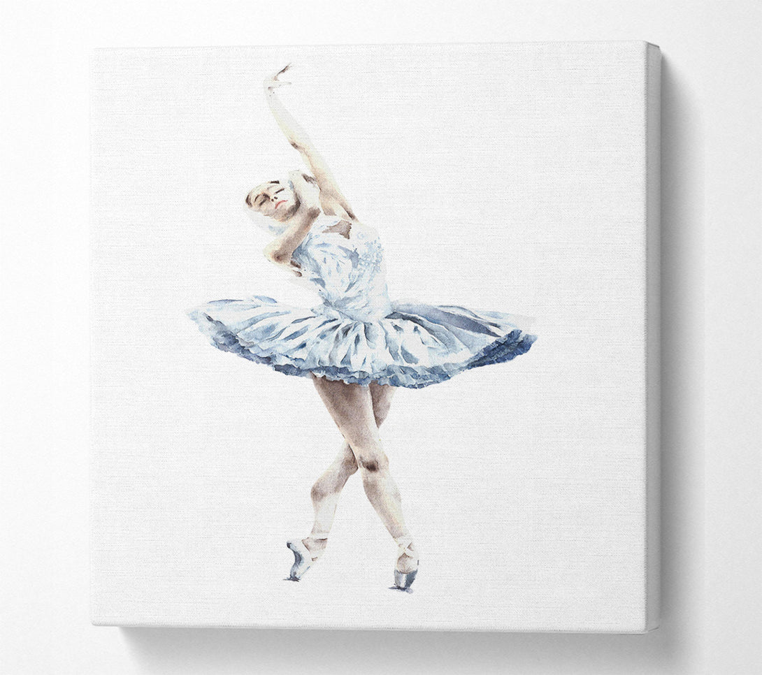  A Canvas Print of White Ballerina 3 Canvas Wall Art