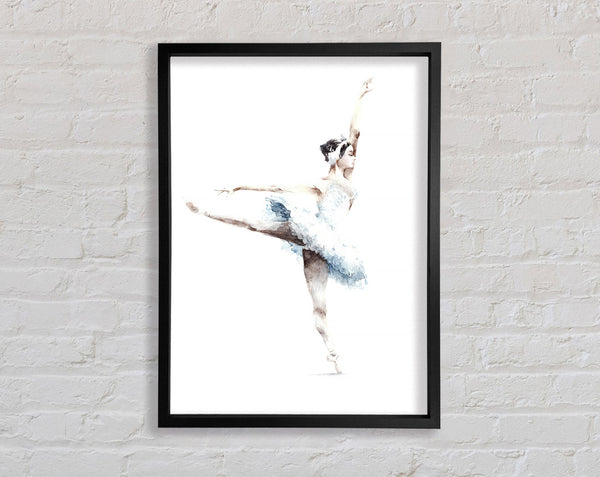 White Ballerina 4 Framed Print