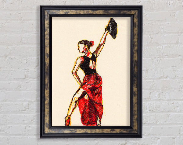 Flamenco 16 Framed Print