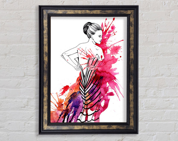 Getting Ready For The Party Framed Print