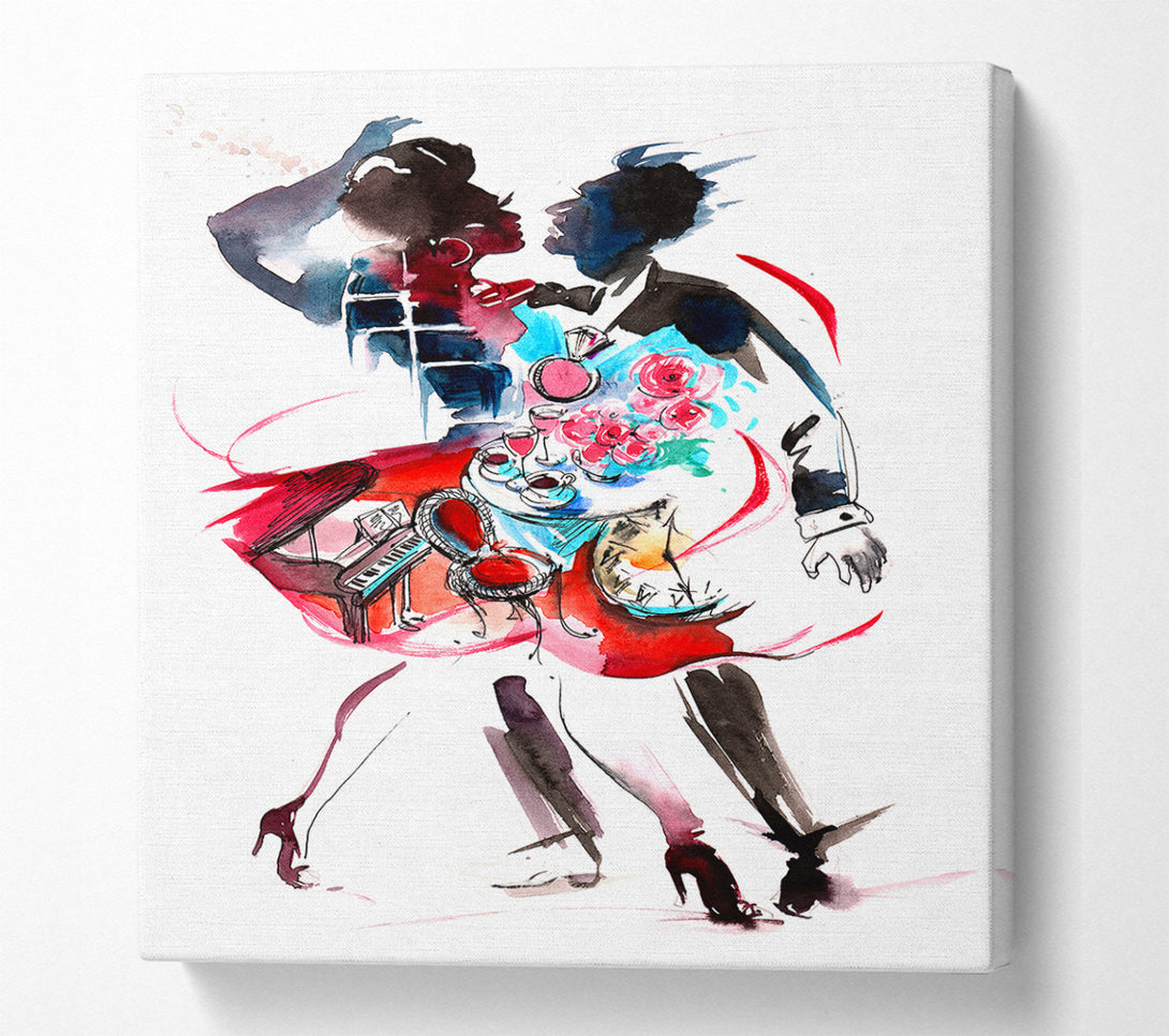  A Canvas Print of Contemporary Movement 22 Canvas Wall Art
