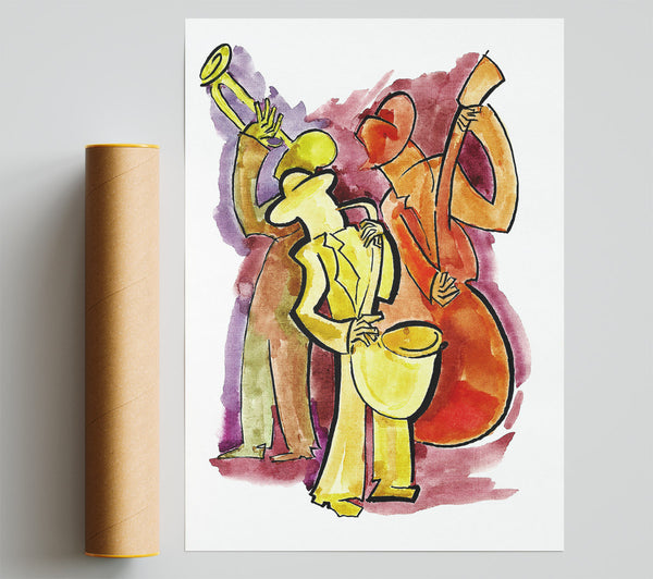 Feeling The Music 1 Giclee Print