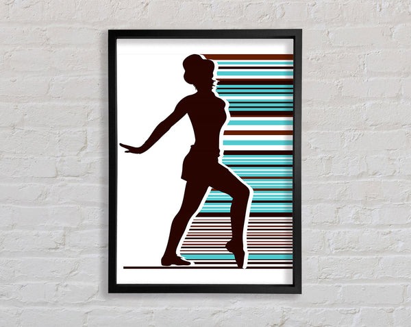 Contemporary Movement 4 Framed Print