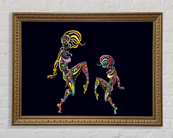 Contemporary Movement 16 Framed Print