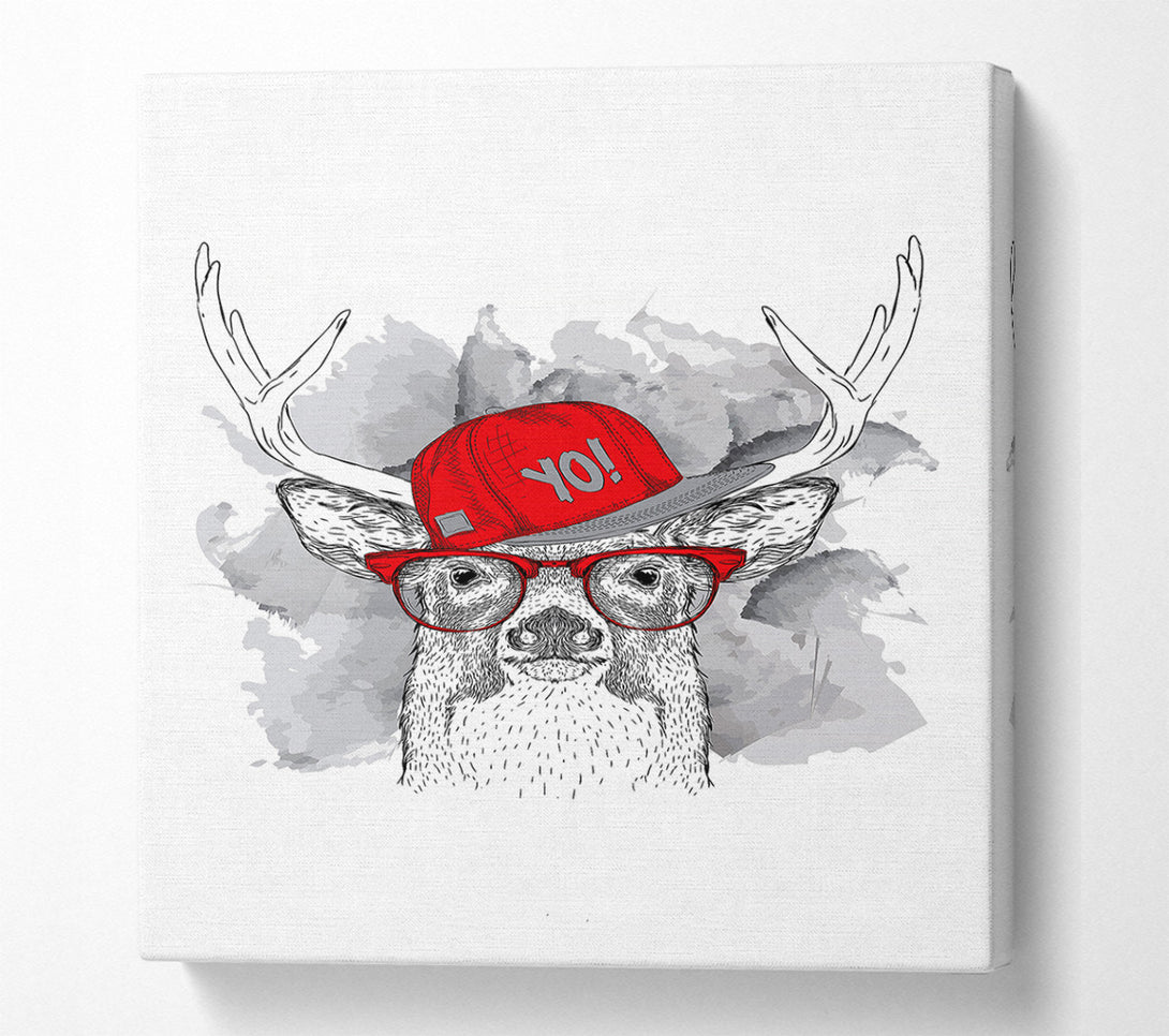  A Canvas Print of Sid The StagA Canvas Print