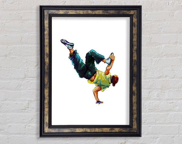 Break Dancing 1 Framed Print