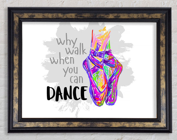 Ballerina Shoes 4 Framed Print