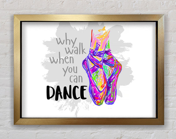 Ballerina Shoes 4 Framed Print