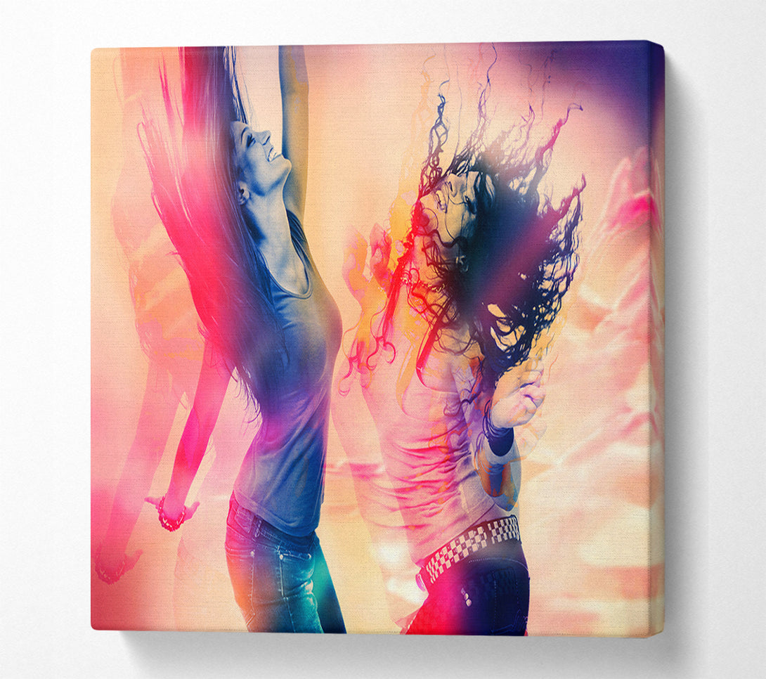  A Canvas Print of Disco Canvas Art