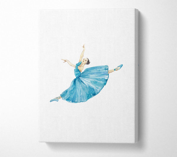  A Canvas Print of Blue Ballerina 6 Canvas Art