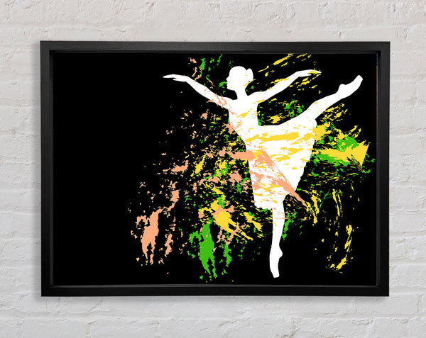 Rainbow Ballerina 3 Framed Print