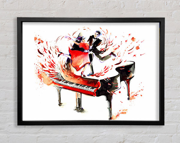 Music The Dance Of Live Framed Print
