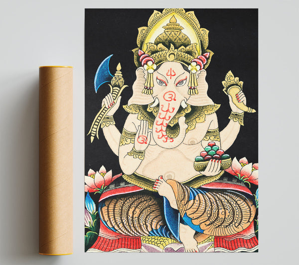 Hindu God Ganesha 2 Print