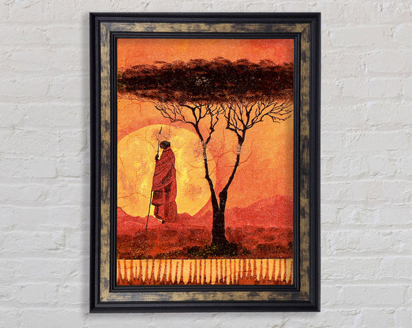 African Tribal Art 1 Framed Print